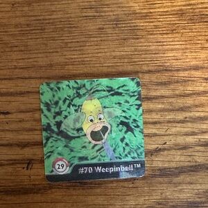 1999 Pokémon ArtBox Action Flipz Bellsprout Weepinbell Victreebel (Series One)